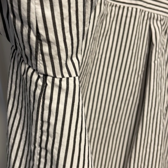 J. Crew Factory - Popover - Size Small - Black/white striped - excellent - Picture 10 of 13
